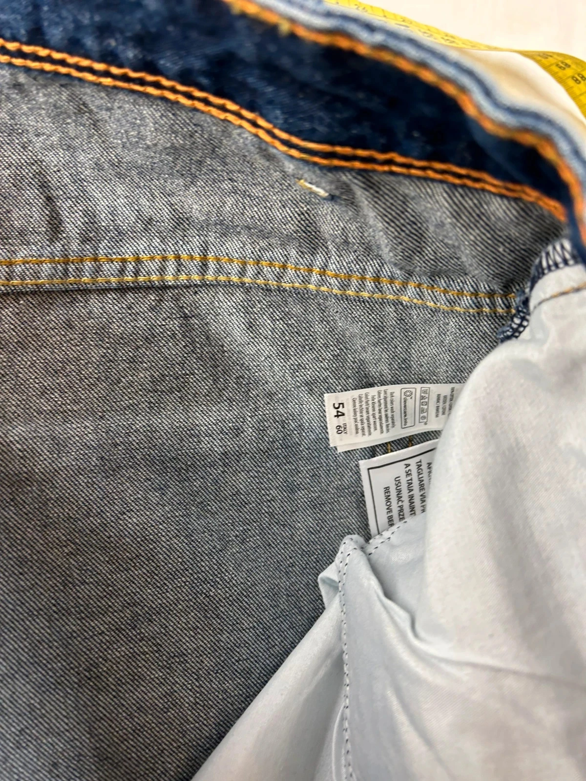 Navy blue tex straight jeans size 54 – photo 14